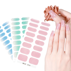 Tiras de <span class=keywords><strong>Uñas</strong></span> al por Mayor, las Mejores del Mercado, Moda Primavera-Verano, Diseño Francés con Cerezas, Adhesivos de Gel Semicurados con Lámpara UV <span class=keywords><strong>para</strong></span> <span class=keywords><strong>Uñas</strong></span> de <span class=keywords><strong>Niñas</strong></span> - Product Image 5