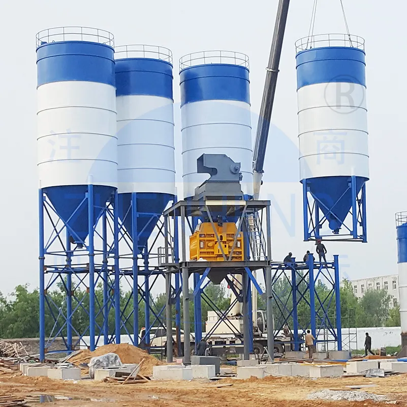 Silo di cemento da 1000 tonnellate in acciaio inossidabile e acciaio al carbonio Q235B zheng silo di capacità di design nuovo di zecca