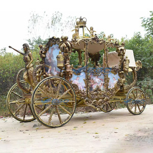Nuevo Diseño 2026, Carruaje Real Eléctrico de Lujo para Parques Turísticos, Fabricado en China, Estilo Cenicienta - Product Image 3
