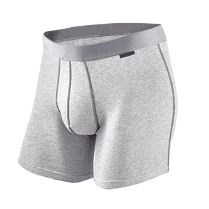 कस्टम लोगो अंडरवियर पुरुष बांस/मॉडल/कॉम्ब कॉटन बॉक्सर कच्छा पुरुष थोक पुरुषों का बॉक्सर कच्छा रेशम सांस लेने योग्य ट्रेंडी शॉर्ट - Product Image 1