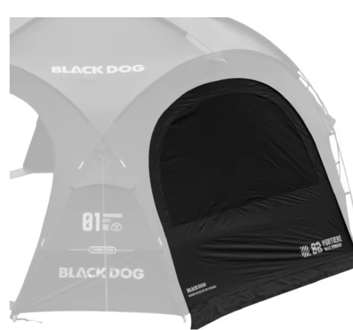 Porte e finestre della tenda Black-Dome