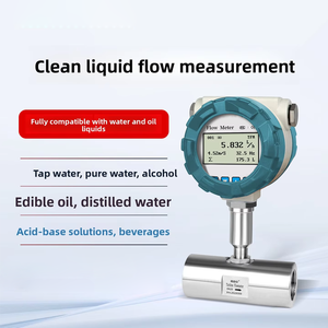 Débitmètre à turbine liquide avec affichage, sortie de courant 4-20 mA pour la <span class=keywords><strong>mesure</strong></span> du débit d'alcool, de diesel et d'eau - Product Image 2
