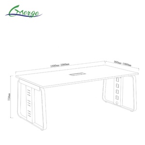Tavolo da Conferenza Modulare in Metallo di Lusso Moderno Personalizzabile Scrivania per Riunioni per Uso Commerciale in <span class=keywords><strong>Uffici</strong></span>, Scuole e Ospedali - Product Image 5
