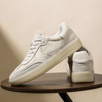 Chaussures décontractées rétro pour hommes Hambo, nouvelle tendance, baskets en cuir, doublure en maille respirante, semelle en caoutchouc, vente en gros d'usine, support OEM ODM