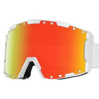 OEM Baikang 7076 Lunettes de ski anti-buée UV400, grandes lunettes de protection pour snowboard, Gafas De Nieve