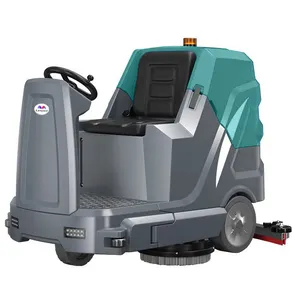Battery Operated Car Type Ride On Driving Floor Scrubber Tennis Court Floor Commercial Scrubber Machine