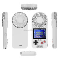 Console de jeux portable rétro avec écran en couleur, 500 jeux de poche, lecteur de poche, avec ventilateur de refroidissement