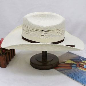 Sombreros de Vaquero Occidentales de Paja para Hombre, con Protección Solar, para Viajes, con Logotipo Personalizado - Product Image 2