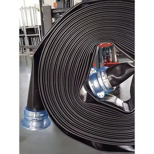 Tuyau <span class=keywords><strong>flexible</strong></span> plat en TPU PVC pour l'approvisionnement en <span class=keywords><strong>eau</strong></span> agricole, l'utilisation industrielle et minière, résistant aux rayons UV, taille personnalisée - Product Image 5
