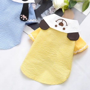 Abito Estivo Primaverile per Cani di Piccola <span class=keywords><strong>Taglia</strong></span>, Design Classico Moderno con Stampa Carina, in Cotone Confortevole - Product Image 6