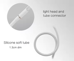 Dẫn ánh sáng cuốn sách 4.5W USB sạc linh hoạt cổ ngỗng mờ độ sáng giường/bàn đèn bảo vệ mắt - Product Image 4