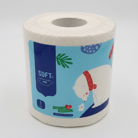 Papier toilette jetable doux et résistant, 2 plis, en pâte de bois vierge, très vendu