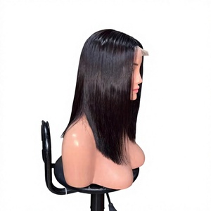 SHIN HAIRS Cabello Humano Natural 100% Virgen Remy Hecho a Mano Liso Extremo con Cierre HD para Base de Encaje Transparente Sin Pegamento - Product Image 1