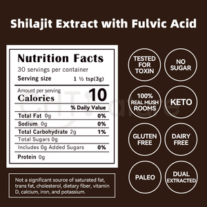 CHTNature Suplementos Energéticos, Café Instantáneo con Shilajit en Polvo, 100g/Bolsa, Café con Shilajit - Product Image 3