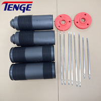 Tenge 1Set Cache-poussière supérieur pour kits d'amortisseurs à suspension pneumatique Mercedes W230 R230 2303200213 2303200513 2303208613 2303208513