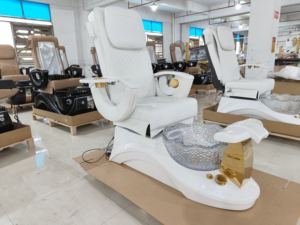 เก้าอี้นวด<span class=keywords><strong>เท้า</strong></span>ไฟฟ้าทำเล็บเท้าสุดหรูพร้อมที่วางขาแบบมัลติฟังก์ชัน<span class=keywords><strong>ส</strong></span>ีดำ - Product Image 6