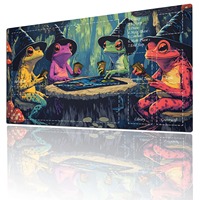 Tapis de souris Magic Forest Tree, grand tapis de souris pour clavier d'ordinateur, jeu d'animation, échecs et cartes TCG, tapis de bureau compatible MTG RPG CCG