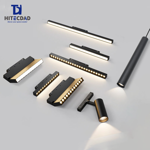 Système d'éclairage <span class=keywords><strong>sur</strong></span> <span class=keywords><strong>rail</strong></span> LED magnétique pour plafond de bureau ou boutique avec interrupteur intelligent Zigbee 30W 48V <span class=keywords><strong>rail</strong></span> 5mm - Product Image 2