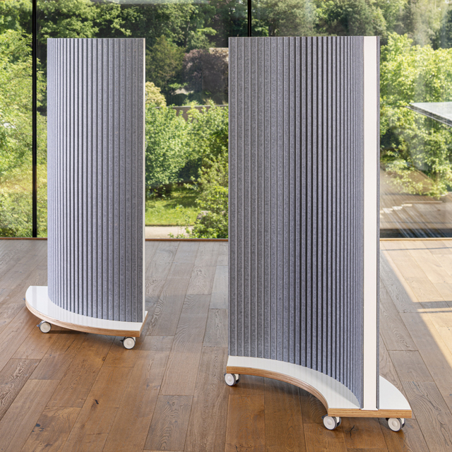 Living Room Hotel Warehouse Screen Divider Acoustic DIY Flexible Partition Panels Fireproof Felt Board PET Acoustic Panel