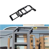 Échelle de toit et barres de toit en aluminium noir Chery Jetour T2 avec boîte de rangement latérale pour amélioration tout-terrain/SUV