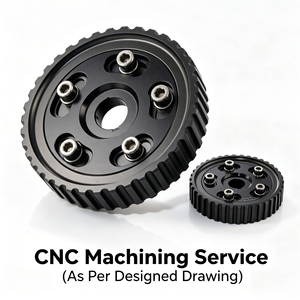 เฟืองแคม AS9001 IATF16949 ผลิตด้วยเครื่อง CNC สำหรับระบบตั้งเวลาระบบเครื่องยนต์ยานยนต์แบบกำหนดเอง  ลูกรอกตั้งเวลาระบบเครื่องยนต์  อะลูมิเนียมอัลลอยด์  เฟืองแคมปรับได้ - Product Image 1