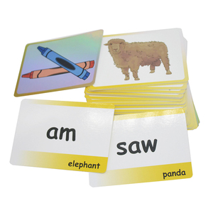 Cartes flash sonores personnalisées pour l'apprentissage des phonèmes, jouets éducatifs imprimés de haute qualité, cartes d'apprentissage de l'alphabétisation pour enfants - Product Image 4