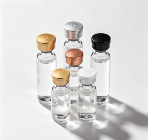 Frascos de aluminio multicolor con tapa abatible de 3ml, 5ml, 10ml, botellas de almacenamiento de vidrio borosilicato transparente para polvo y líquido. - Product Image 5
