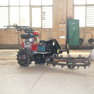 Produits les plus vendus : Trancheuse agricole automatique portative / Machine à chaîne motorisée 15 CV - Product Image 4