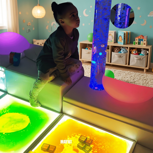 Dalles de sol interactives lumineuses à LED, sensibles à la pression, à liquide sensoriel, changeant de couleur, pour intérieur, écoles, maternelles et aires de jeux - Product Image 4