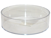 Cube de rangement en acrylique transparent transparent personnalisé, boîte carrée