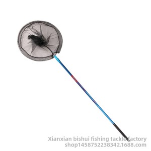Canne de pêche en carbone légère, rigide, pliable, télescopique, en alliage d'aluminium, tête de filet de compétition, longueur réglable - Product Image 5