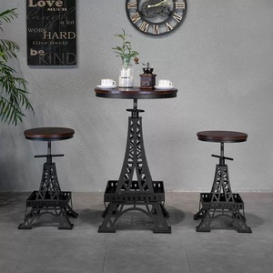 Hot <span class=keywords><strong>Paris</strong></span> Tour Design Moderne Haute Qualité Réglable En Cuir En Bois En Métal Tabouret <span class=keywords><strong>De</strong></span> Bar Hôtels Bars Cafés Salon Base Rotative - Product Image 4