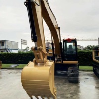 Excavatrice sur chenilles 320GC de 20000 kg avec godet de 1 m³, moteur importé CE et godet pour roche