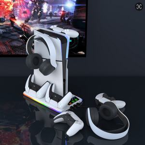 Station de charge de refroidissement RGB avec stockage et sans fil pour un design fin et antidérapant - Product Image 4