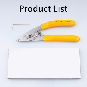 FONGKO Kìm Tuốt Dây Cáp Quang Kìm Tuốt Dây Cáp Dụng Cụ Tháo Áo Khoác Sợi FTTH Dụng Cụ Tuốt Dây Cáp Điện Hai Lỗ - Product Image 3