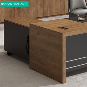 Boss văn phòng bàn ghế kết hợp hiện đại bằng gỗ Modular điều hành nội thất văn phòng - Product Image 3