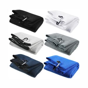 Écran personnalisable de représentation imprimant la serviette micro de golf de fibre magnétique avec la fente - Product Image 2