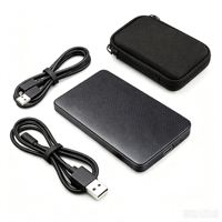 Hard Drive Eksternal Portabel, HDD Eksternal USB Kecepatan Tinggi, Disk Penyimpanan Kapasitas Besar untuk Laptop PC Desktop