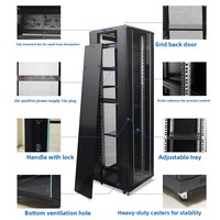 Armoire réseau personnalisée, surveillance du serveur, commutateur, amplificateur de courant faible, boîte d'équipement réseau en plaque épaisse