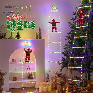 <span class=keywords><strong>Luces</strong></span> <span class=keywords><strong>Solares</strong></span> LED de Papá Noel, Impermeables IP65, para Escaleras, Jardín, Patio, Paisaje, Ambiente Navideño, Decoración para Árboles de <span class=keywords><strong>Navidad</strong></span> - Product Image 3