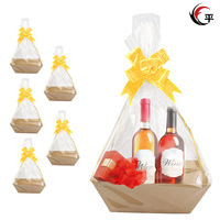 De nieuwe Kerst Gilly Fruit UV-verpakkingsdoos - gegolfde kartonnen doos met handvat en een stevige rechthoekige vorm