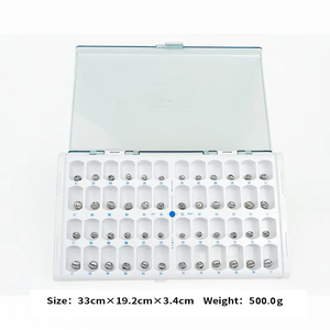 Set in scatola di 5 corone molari pediatriche in acciaio inossidabile potenza manuale strumenti chirurgici dentali primari per bambini ortodonzia - Product Image 4