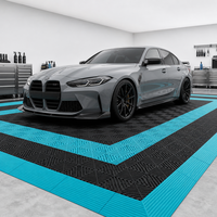 Dalles de sol de garage en PP à emboîtement, modulaires, anti-fatigue, antidérapantes, imperméables pour la maison et le garage