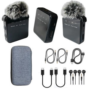 WM790 Microphone Lavalier USB léger Micro omnidirectionnel sans fil à clipser pour enregistrement vidéo sur Smartphone - Product Image 1