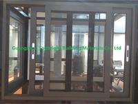 Ventanas Residenciales de Aluminio Topbright, Ventana y Puerta Corredera de Vidrio Aislante Francesa Moderna