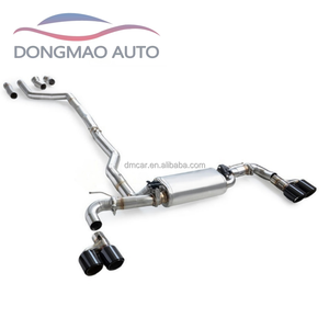 מתאים ל-BMW 640GT G32 3.0T B58 2018-2025 צינור נירוסטה עם שסתום צינור שחור מערכת פליטה אחורית בעלת ביצועים גבוהים - Product Image 4