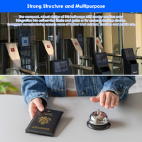 Tarjeta de identificación Código Pasaporte Escáner Mesa de escritorio Android Ventana MRZ OCR Lector PPR100 Plus