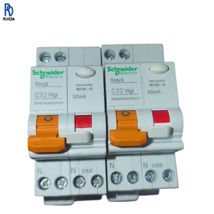 Interruptor Diferencial EASY9 C32 VIGI, Dispositivo de Protección Contra Fugas de Corriente Residual de 30mA 1P, Interruptor de Seguridad Eléctrica Contra Sobrecarga - Product Image 1