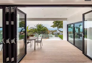 Puertas comerciales de vidrio templado con aislamiento térmico de estilo nórdico, puertas de Patio plegables de acordeón para balcón - Product Image 6