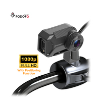 Caméra de tableau de bord pour moto Podofo, étanche IP66, enregistrement en boucle, suivi, 1080P HD, mini enregistreur WiFi sans écran, vente en gros OEM